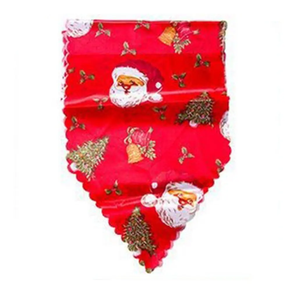 

1 шт. Рождественская настольная дорожка Рождественское украшение Европейский Вышитый Гобелен скатерть для украшения стола Свадьба 2020