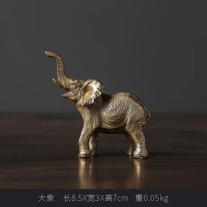 Слон гиппопопотама украшение в виде животных креативная домашняя модель для