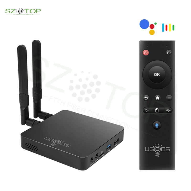

Приставка Смарт-ТВ UGOOS AM6B Plus, Wifi, Android 9,0, 4 + 32 ГБ