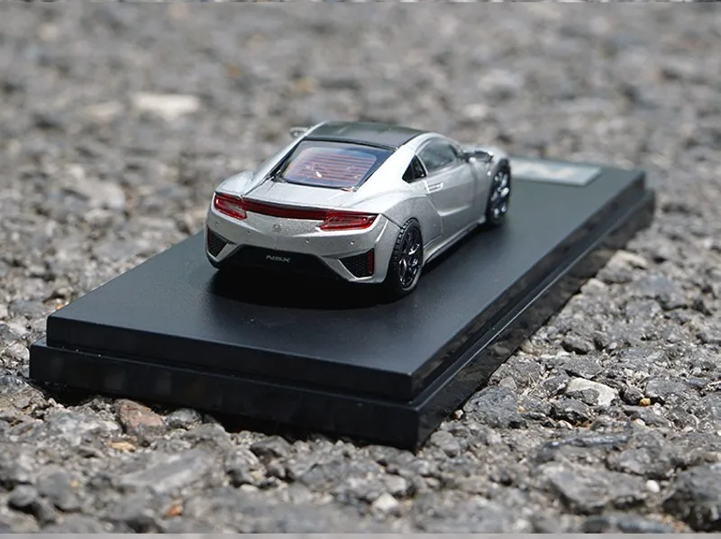 Модель автомобиля 1:64 HONDA NSX из серебряного сплава металлические игрушки для детей