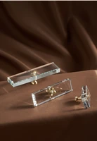 crystal handles gold for furniture cabinet wardrobe drawer knobs decoration home living room 45mm
