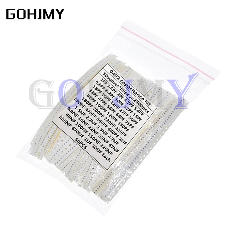 

0402 SMD , 1 ~ 10 , 50 * 50 . = 2500
