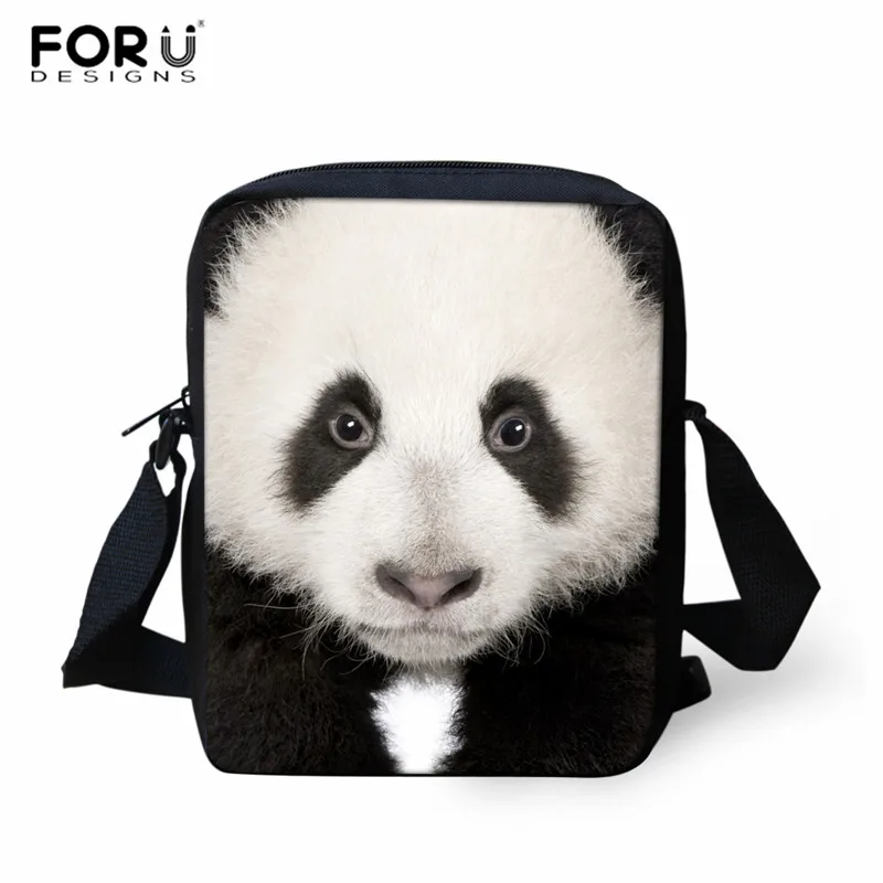 3186E FORUDESIGNS/женские сумки через плечо с объемным животным котом, дизайнерские сумки через плечо с пандой для девочек, женские мини сумки через плечо - Цвет: 3186E