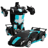 118 rc car transformation robots for kids toys gifts remote cool rc deformation cars sports vehicle model robots boys toy