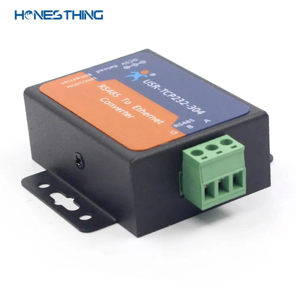 HonesThing Serial Device Server USR-TCP232-304 RS485 to Ethernet Converter TCP IP Module DNS DHCP Built-in Webpage | Безопасность и
