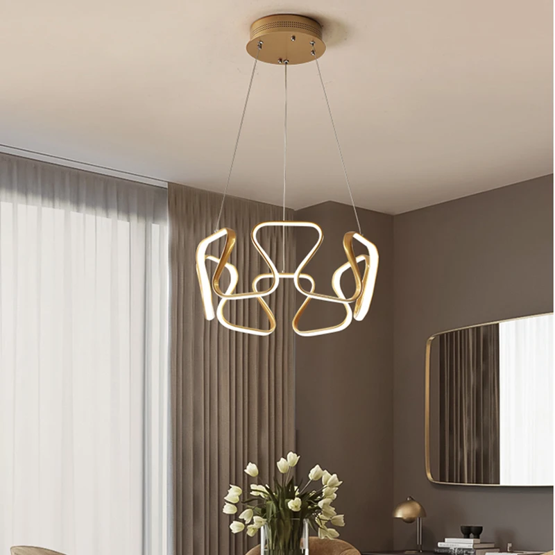 

Nordic Aluminum Modern LED Pendant Lights For Living room Dining Room Hanging Lamps LED Pendant Lamps home lamp 90-260V