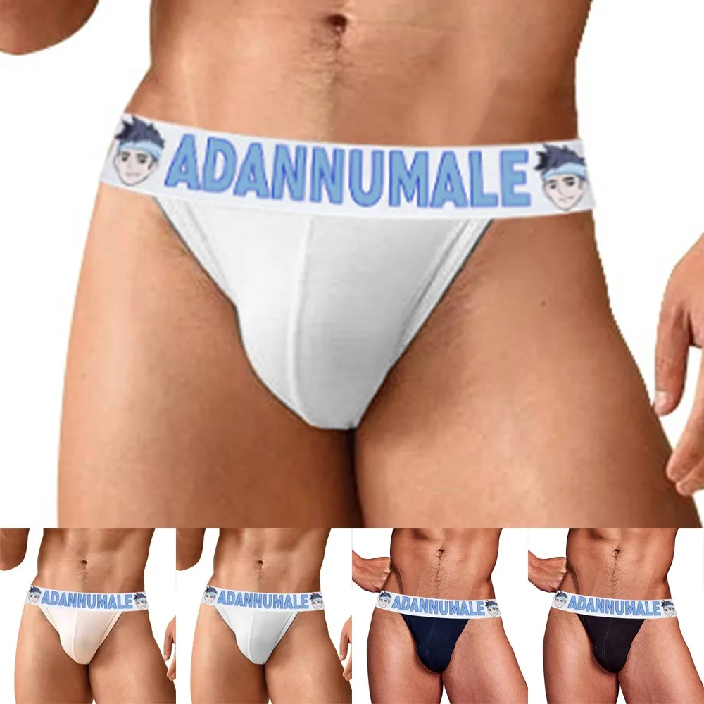 

Men Briefs Fashion Sexy Cotton Briefs Low Rise U Convex Pouch Underwear Breathable Low Waist Underpants Male