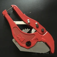 red 42mm pvc aluminum plastic pipe water tube hose cutter scissor knife cut ratchet plumbing tool hand tool