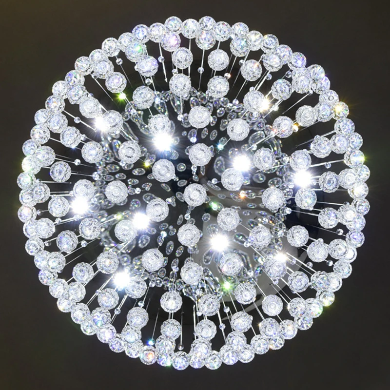 

Modern retro Spherical crystal lustre Ceiling Lights GU10 Plafonnier LED ceiling Lamp For Living Room bedroom restaurant hotel