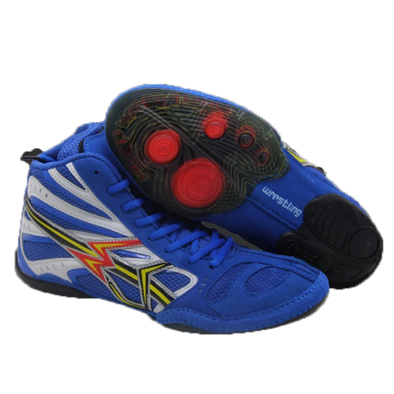 

New Wrestling Trainers Shoes Men Gray Breathable Flighting Footwear High Quality Wrestling Sneakers Male Quality Boxing Shoes