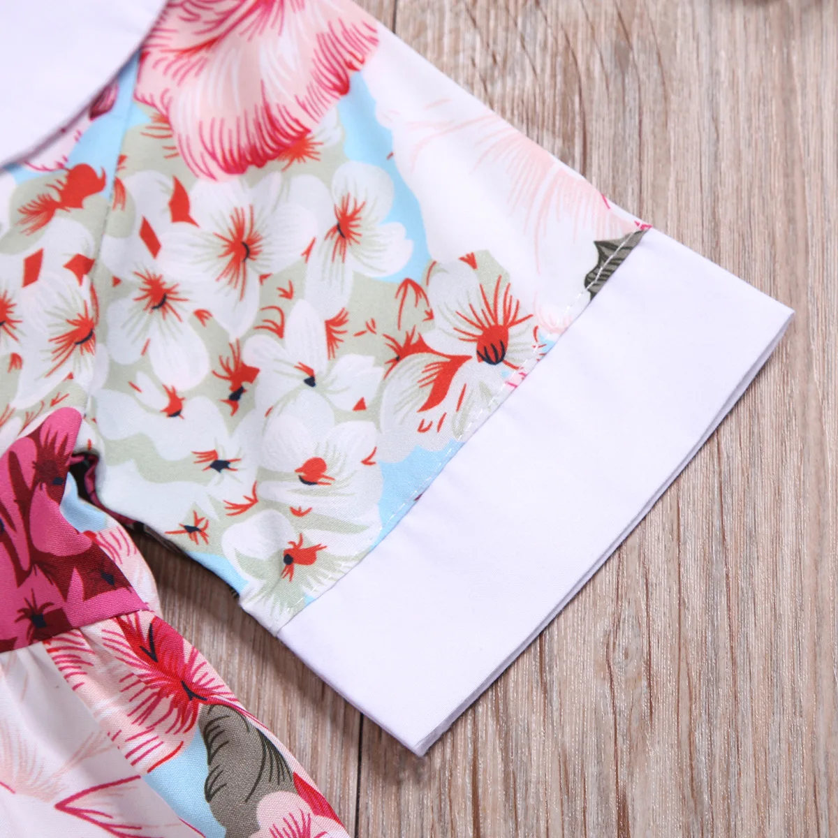 Children's Skirt Summer New Korean version of children Girls Doll Lapel Short Sleeve Floral Princess a generation hair | Детская