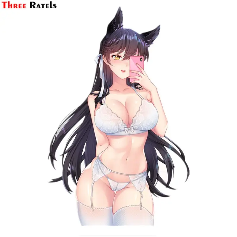 

Автомобильная наклейка Three Ratels FC574 Atago из коготь Лейн Аниме Сексуальная девушка Наклейка мотоцикл