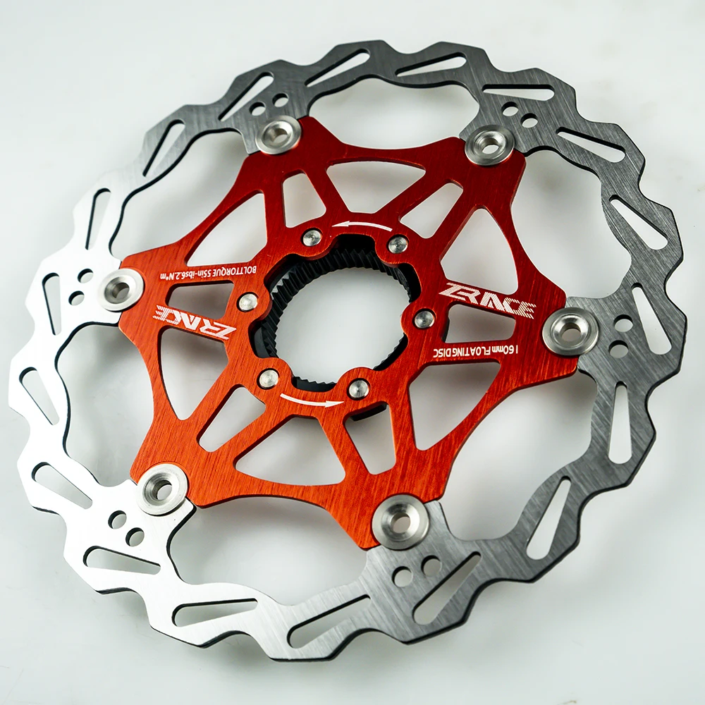 Адаптер zracing с центральным замком для крепления тормозного диска 6 отверстиями на