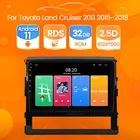 Автомобильный мультимедийный GPS-плеер Android11 для Toyota Land Cruiser 200 LC200 2015-2018, автомобильное радио, стерео, поддержка раздельного экрана