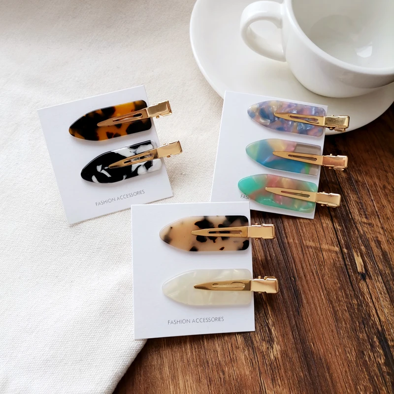 

Elegant Leopard Print Hair Clip Large Acetate Hair Clips Women Girl Hair Accessories Hair Style Make