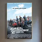 Плакаты и принты фильмов форсаж, настенные художественные картины на холсте для гостиной, домашний декор, украшение для салона