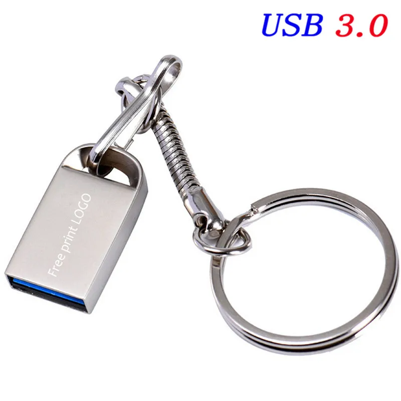 JASTER USB 3,0 Мини Высокоскоростной USB Металл 128GB 16GB 32G 64GB флеш-накопитель водонепроницаемый usb флешка(5 шт., Пользовательский логотип - Цвет: A