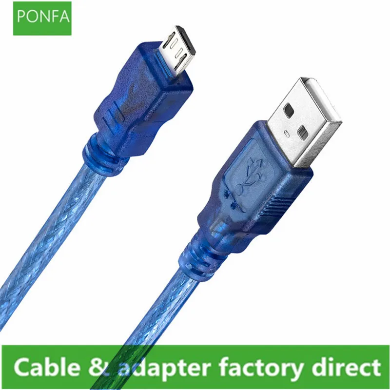 Кабель для передачи данных Micro USB 2 0 фотовспышка Mirco B двойное экранирование