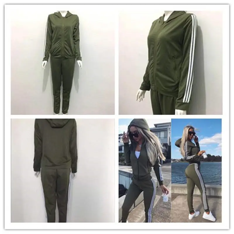 Women's suits wear sports suit 2piece women set top and pants tracksuit for women suit two piece set