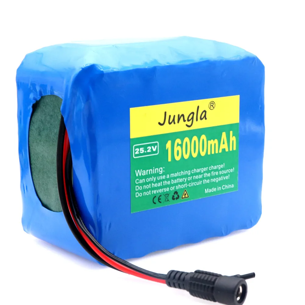 

2020 Jungla 24V Battery Pack 6s5p 25.2v 16000Ah 18650 Rechargeable Battery is Suitable For Electric Bicycle Electronic Equipment