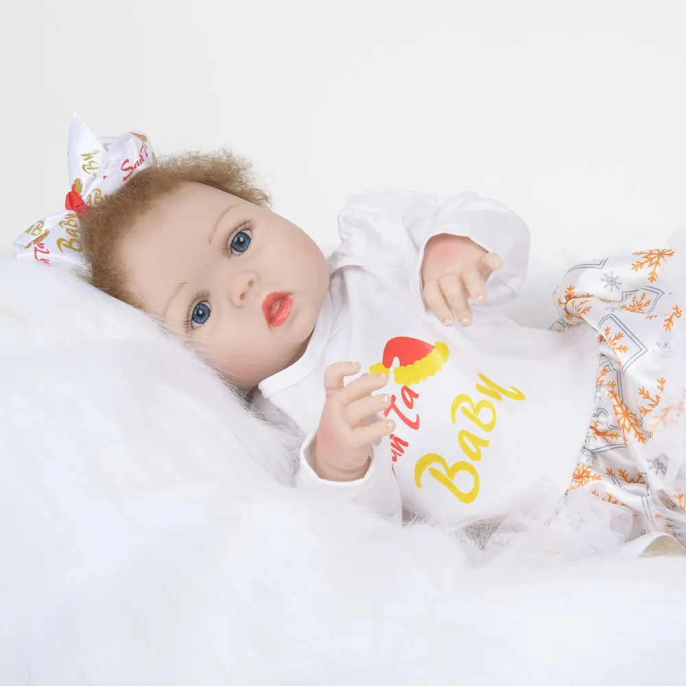Реалистичные Силиконовые Bebe Reborn Baby для подарки на день рождения ребенка