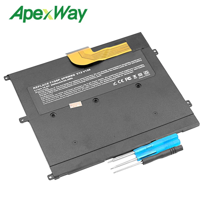 Аккумулятор для ноутбука Dell PRW6G T1G6P 0449TX 0NTG4J 0PRW6G Vostro V13 V13Z V130 V1300 11 1 В 3000 мА · ч |