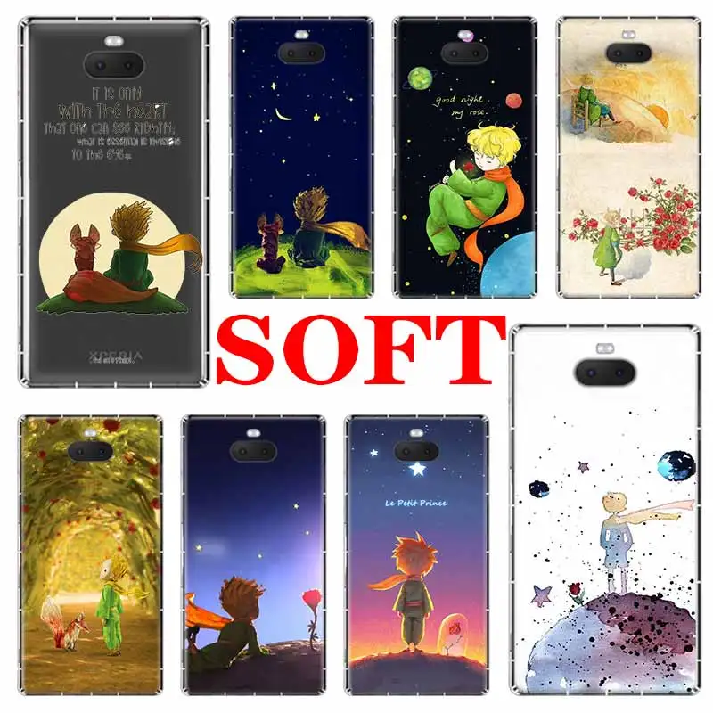 Мягкие телефонные чехлы little prince and the fox для Sony Xperia X XA XA1 XA2 XA3 XZ XZ1 XZ2 XZ3 XZ4 L1 L2 L3 Plus
