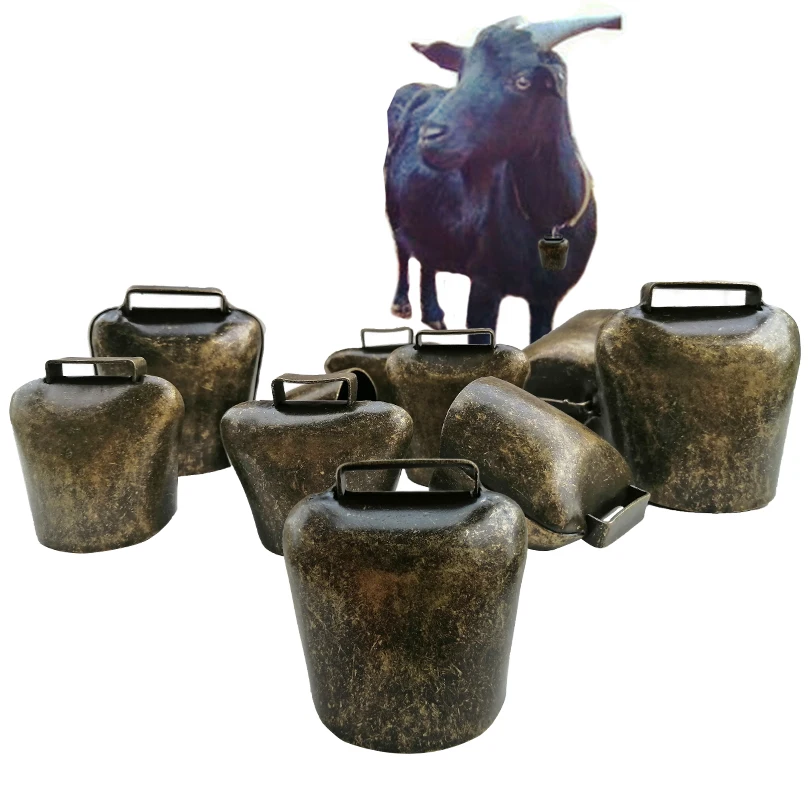 

Farm Livestock Bells Metal Loud Crisp Spread Farther Loud Grazing Cow Horse Sheep Prevent The Loss Cattle Dogs Animal Bell