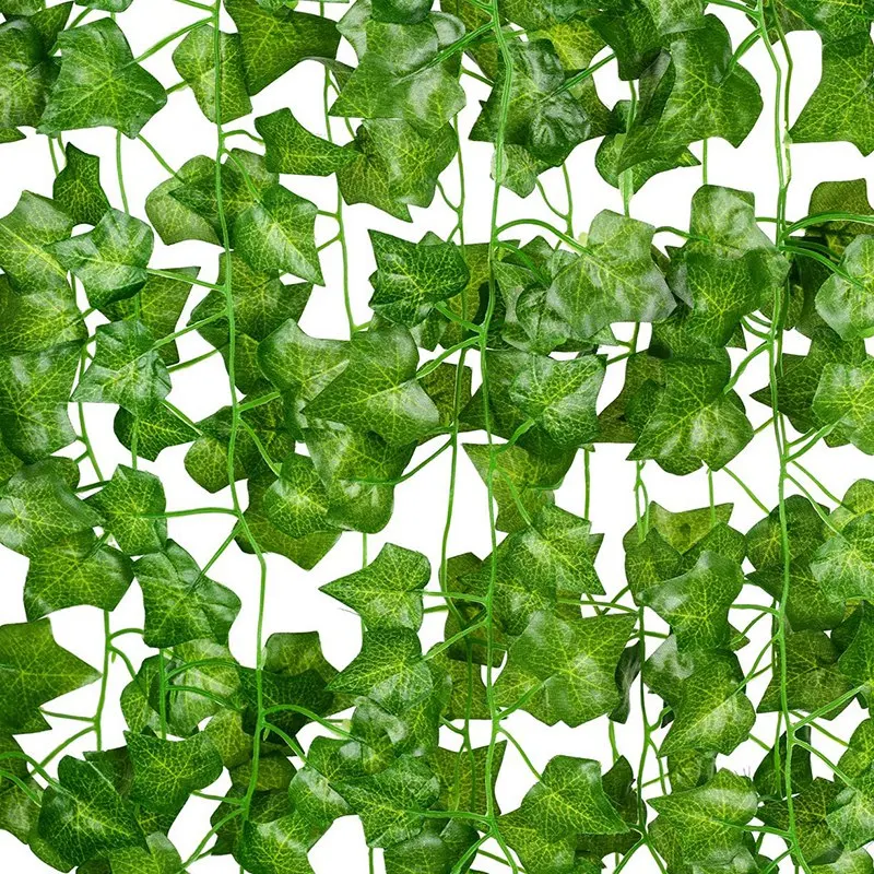 

Artificial Ivy Vine Greenery Garlands Fake Plants Garland Vine Leaves Home Kitchen Garden Office Wedding Wall Decoration