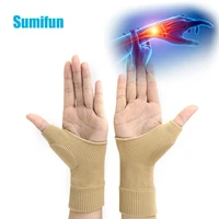 1pair arthritis wrist support muscles gloves compression sleeve sprains joint pain elastic wristband thumb massage protector