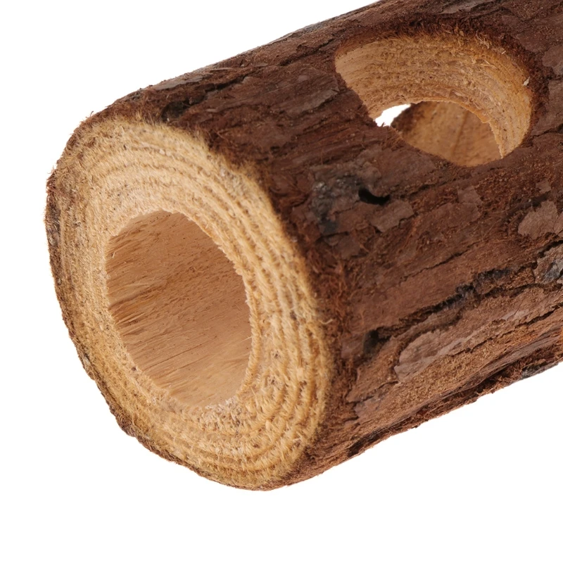 

Hamster Tunnel Natural Wood Chew Toys Small Pets Squirrel Chinchilla B95A
