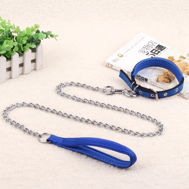 

Double Strand Rope Large Dog Leashes Metal P Chain Buckle Pet Traction Rope Collar Small Medium Big Dogs Universal Pet Supplies