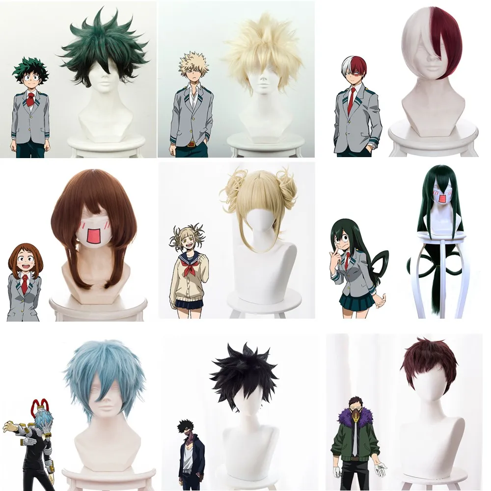 Аниме My Hero Academy Baku No Bakugou Katsuki Bakugo короткие льняные светлые термостойкие косплей