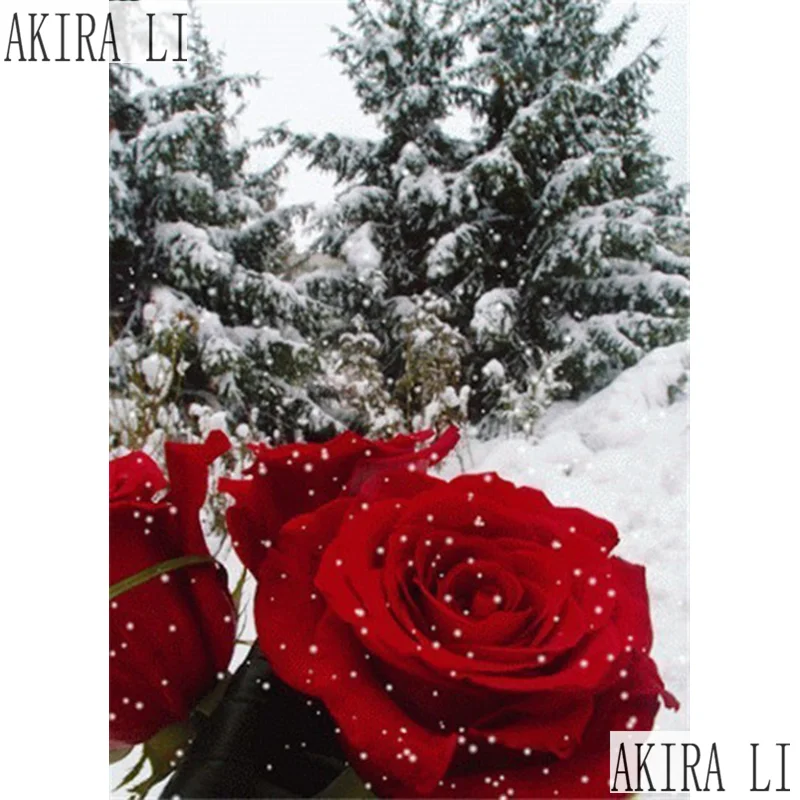 5d алмазная живопись полная квадратная/круглая Алмазная вышивка цветок Вышивка