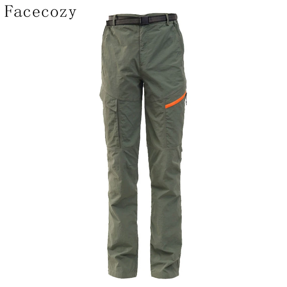 Мужские и женские штаны для походов кемпинга Facecozy летние быстросохнущие дышащие