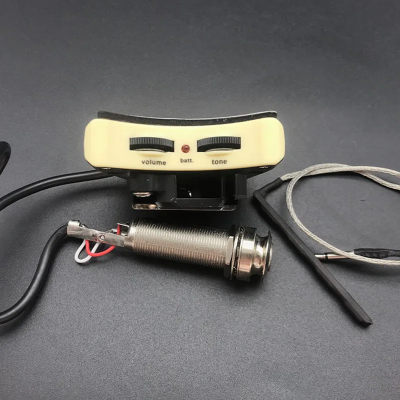 UK Hard Piezo Гитара Soundhole серия Acostic гитара звукосниматель пьезо A-TUR народная гитара ra Soundhole эквалайзер с микрофоном пьезо звукосниматель - Цвет: UK Hard Piezo
