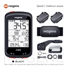 Компьютер велосипедный Magene C406 GPS беспроводной умный монитор для горного и дорожного велосипеда секундомер Велоспорт карта данных S3 + H64