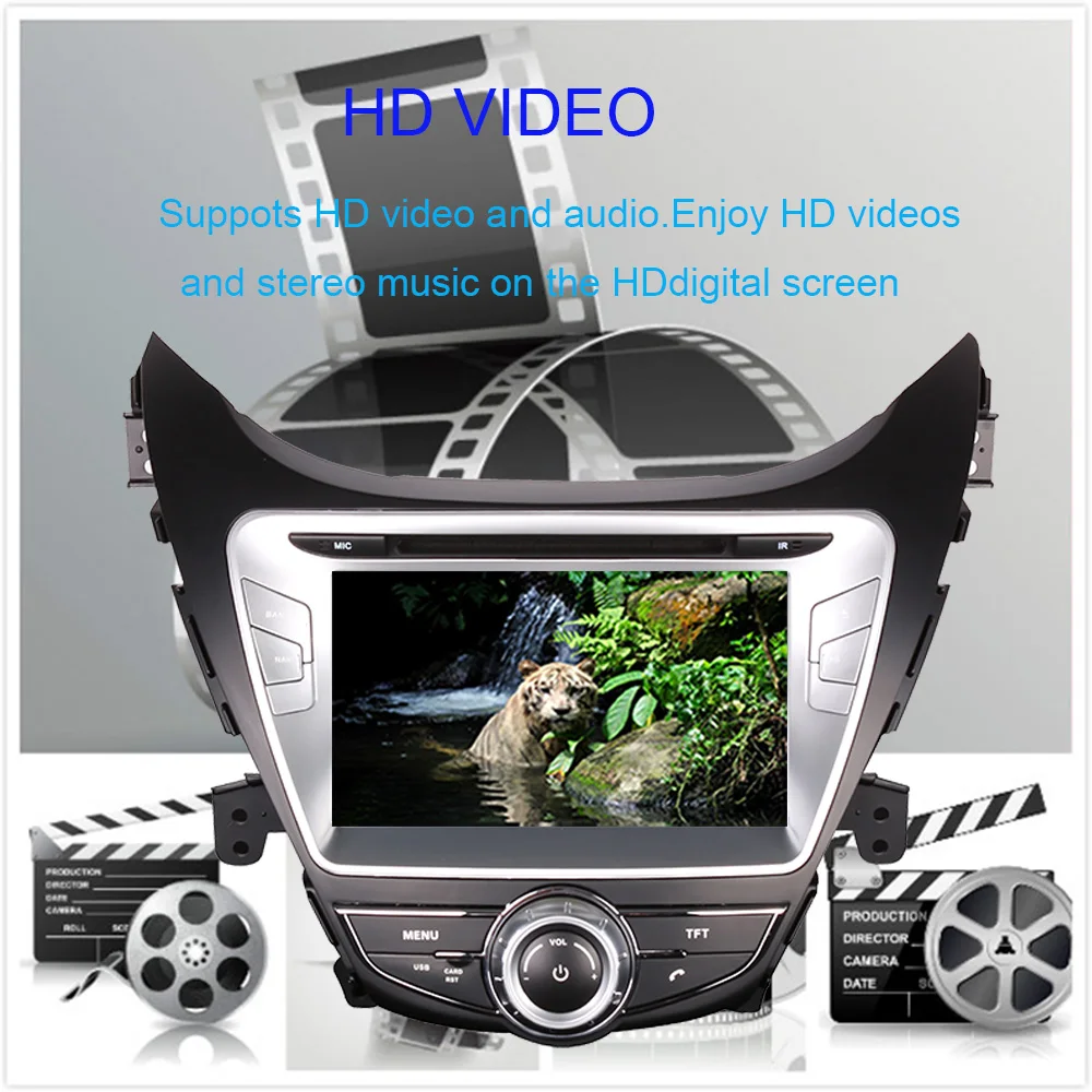Автомобильный GPS-навигатор для HYUNDAI ELANTRA/MD 2011-2013 автомобильное радио стерео