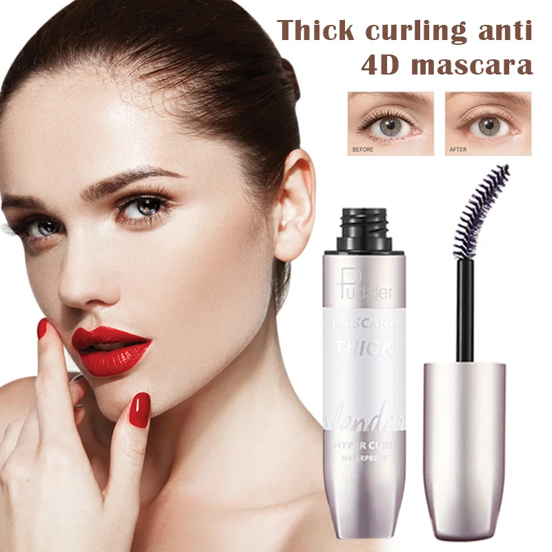 

4D Lash Sensational Waterproof Mascara With Silicone Brush Long Lasting Mascara for Women HJL2019