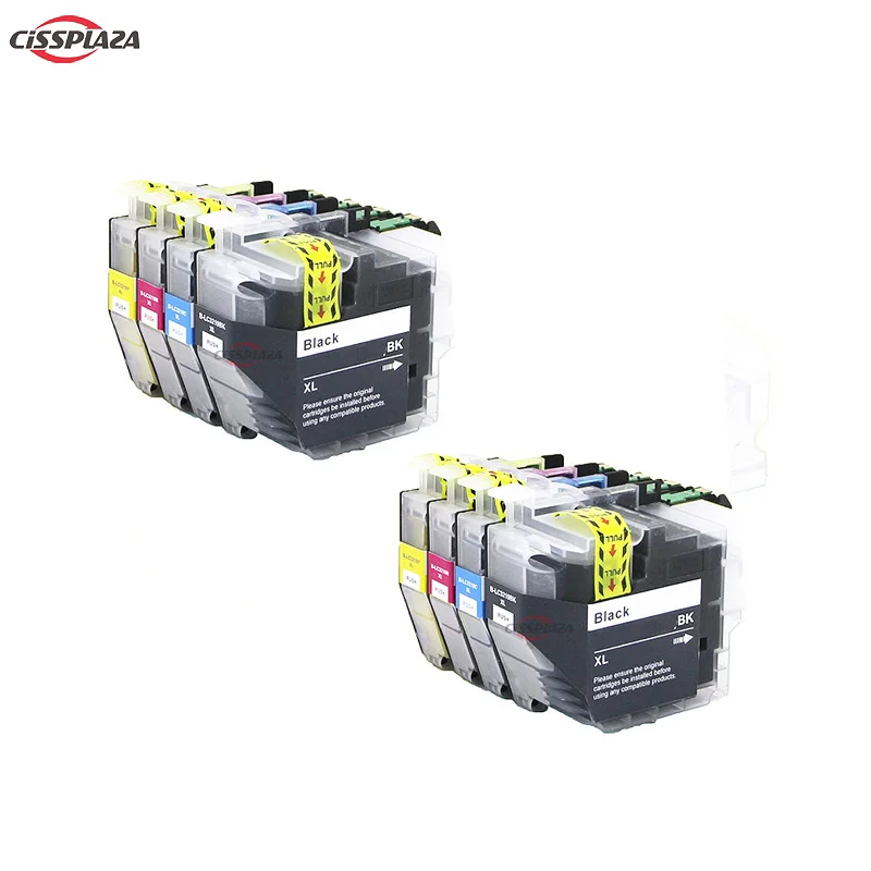 2sets(8pcs) CISSPLAZA 4 вида цветов lc3217 LC3219 lc3219xl совместимый для Brother-J5330 J5335 J5730 J5930 J6530 J6930 J6935 DW чернильный картридж - Цвет: 2sets(8pcs)