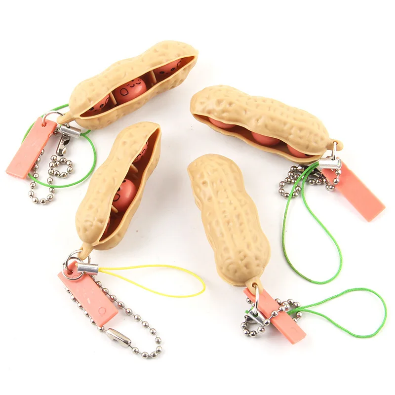 

Fidget Toys Decompression Toys Squishy Squeeze Peanut Peas Beans Keychain Fun Infinity Cubes Toy Hand Game Fidget Toys