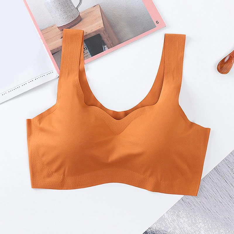 

Бюстгальтер женский бесшовный с чашками пуш-ап