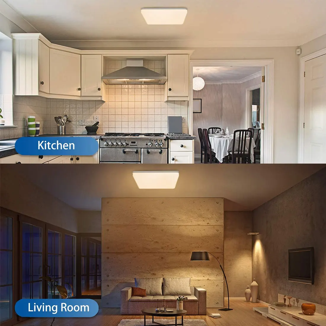 

Ultra-thin LED Ceiling Lamp Modern Square Bedroom Kitchen Embedded Panel Light 85-265V Eye Protection Energy Saving Lamp 18W-48W