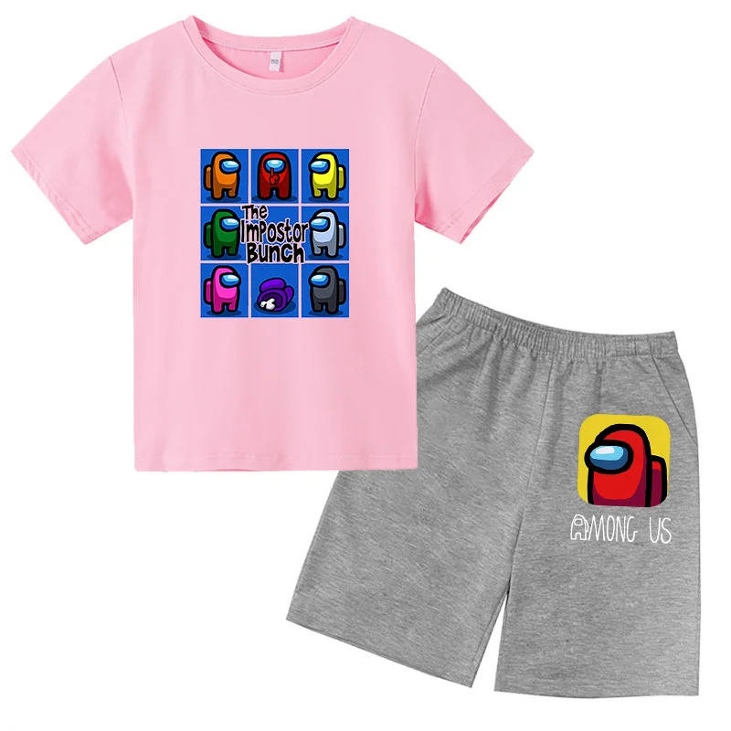 

Boys and Girls Suits Summer Children's Clothing Summer Casual 2021 New Children's Thin Clothes Trendy Big Boys Handsome