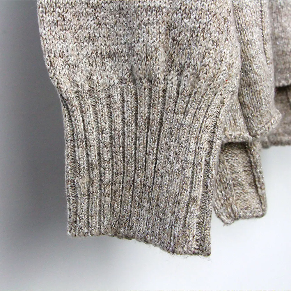 Модные женские свободные корейский стиль милый свитер с длинными рукавами