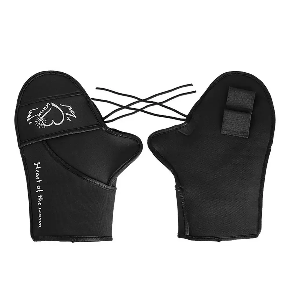 

Winter Motorcycle Handlebar Mitts Rainproof Windproof Memory Foam Hand Mitts Handlebar Muff Waterproof Snowmobile Gloves For Mot