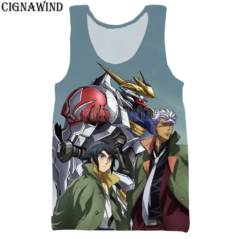 Жилет мужской/женский с 3D-принтом аниме Железная кровь костюм сироты мобильный