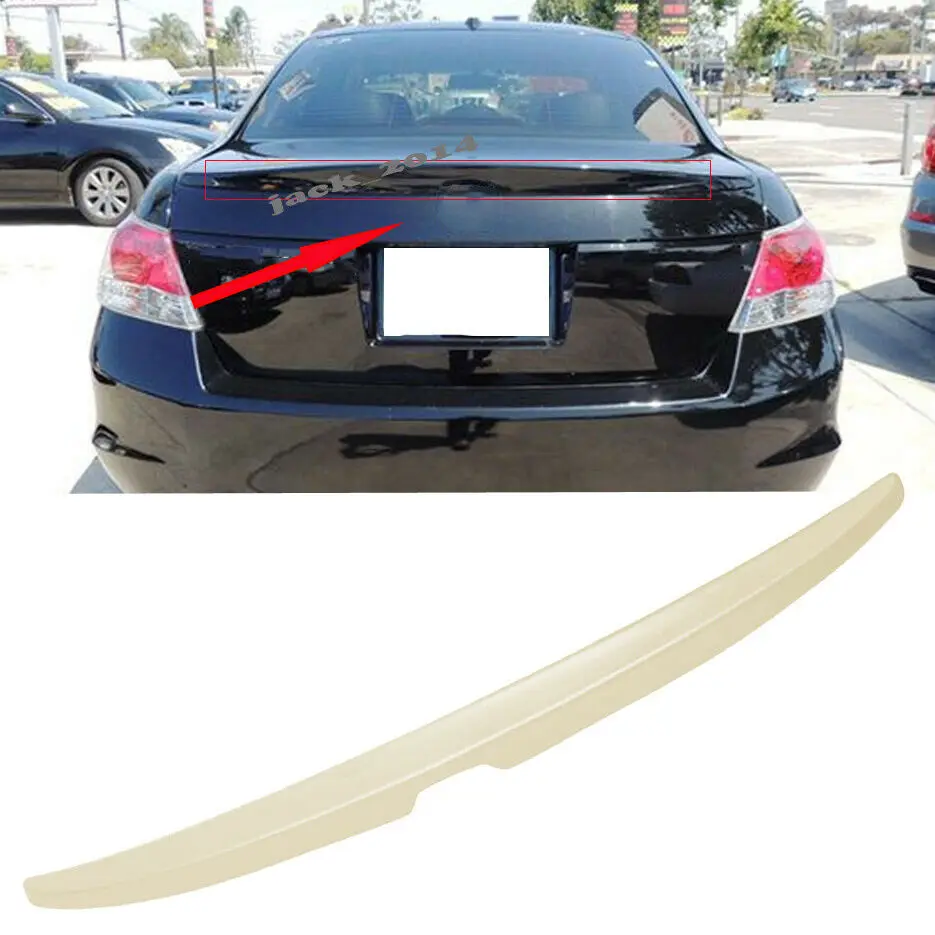 Для заднего спойлера багажника Honda Accord Sedan 2008 2009 2010 2011 2012 Неокрашенный Гладкий