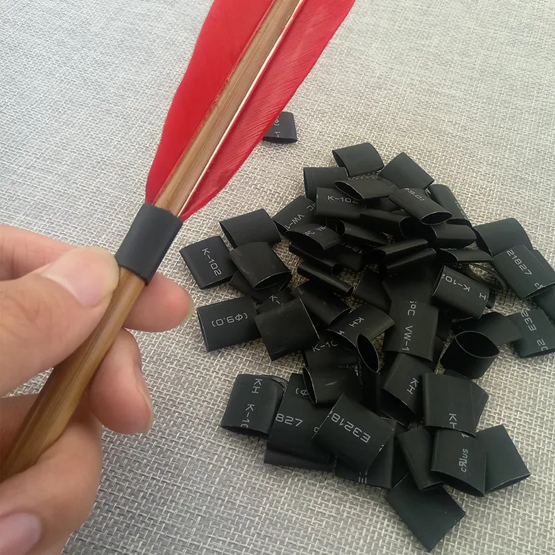 10 метров защитные перья для стрельбы из лука Fletches термоусадочная трубка Стрелы