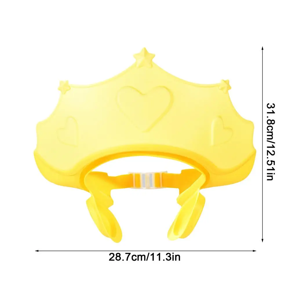 Gorro de ba&ntilde;o seguro para ni&ntilde;os, protector de orejas, suave, con champ&uacute;-5